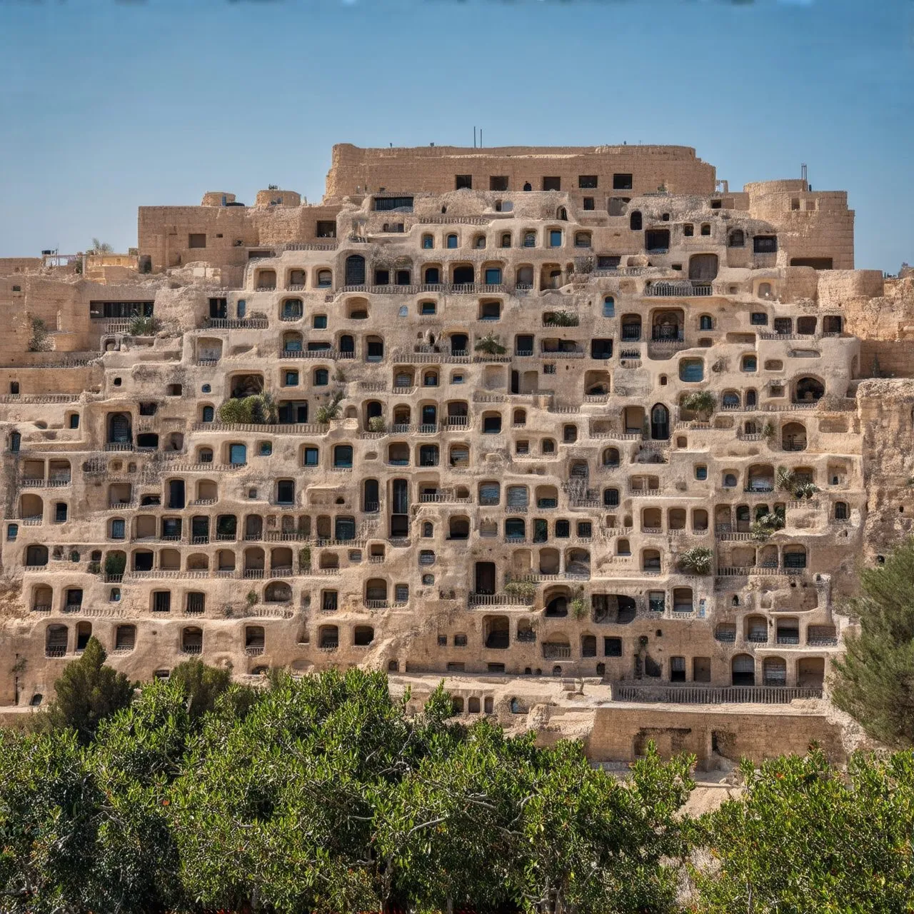 Beirut made of hundreds of diverse parts elaborate extensive highly detailed view from the 00001
