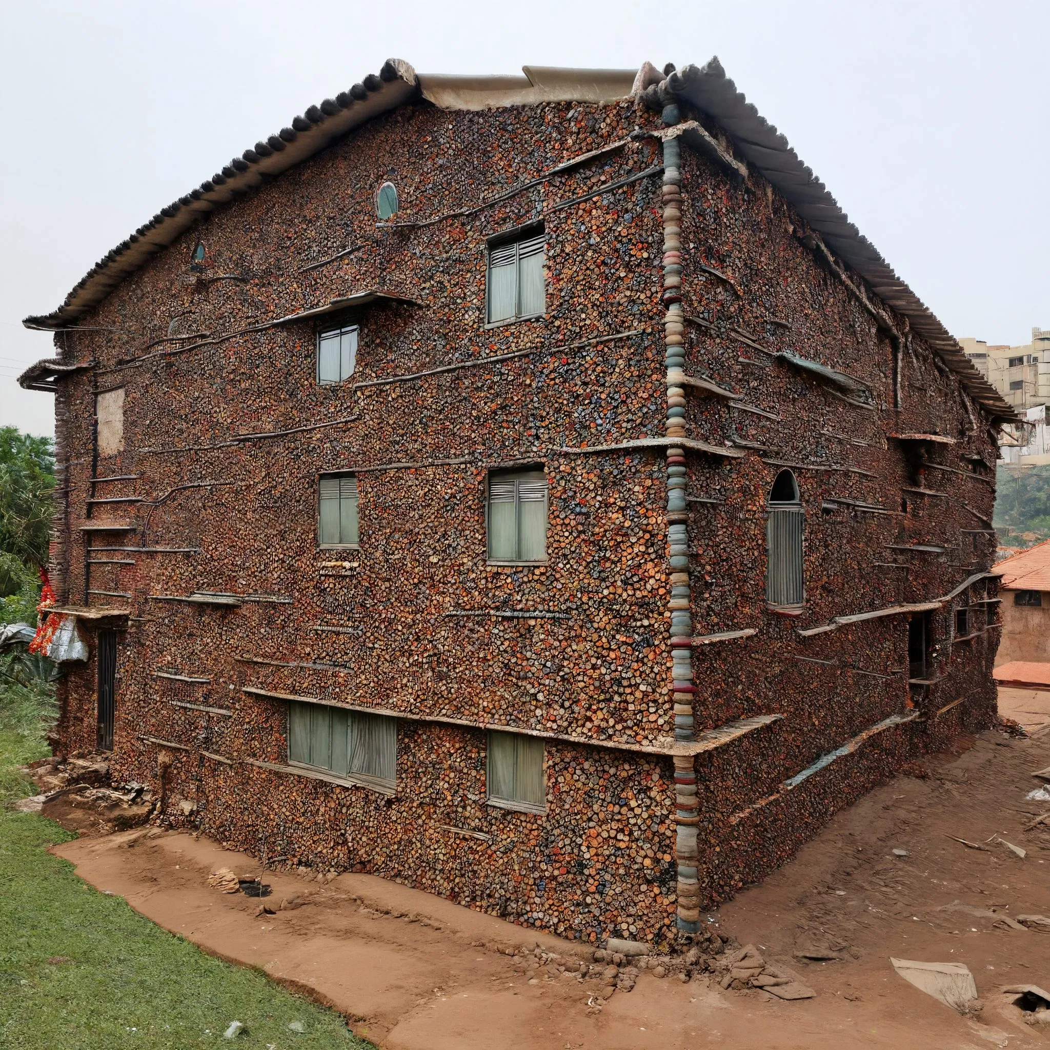 Comuna 13 made of hundreds of diverse parts elaborate extensive highly detailed 00001