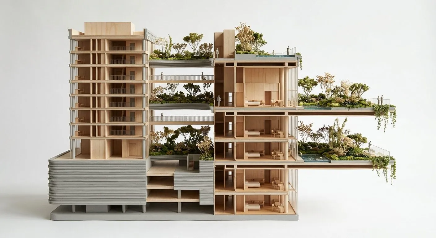 A generated section model of PARKROYAL on Pickering