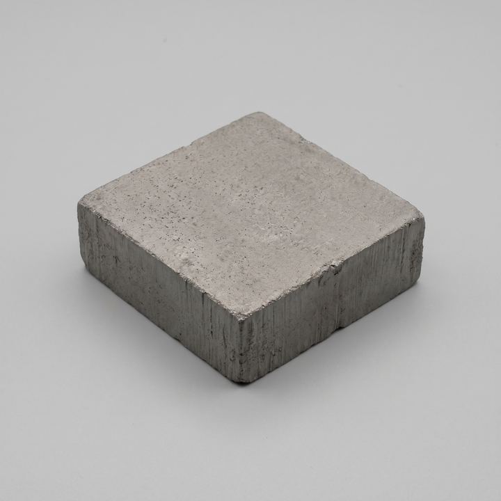 Rendered sample plate of Al₄Fe₈Mn₃Si