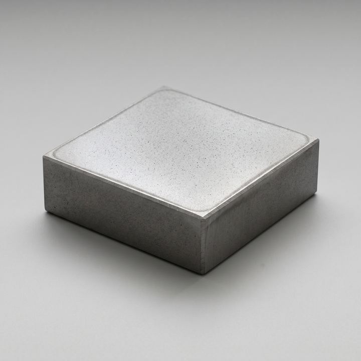 Rendered sample plate of Al₈C₄Co₃CuTi₁₂