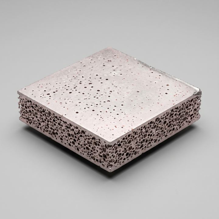 Rendered sample plate of B₂₈Cu₂Er₈