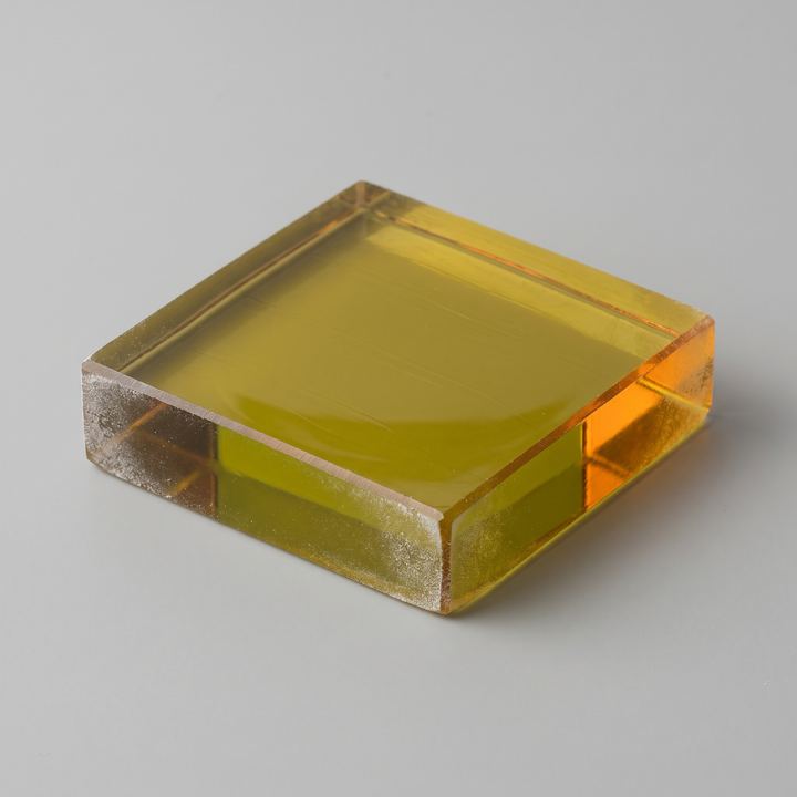 Rendered sample plate of B₃LaO₁₅Pr₂Si₃