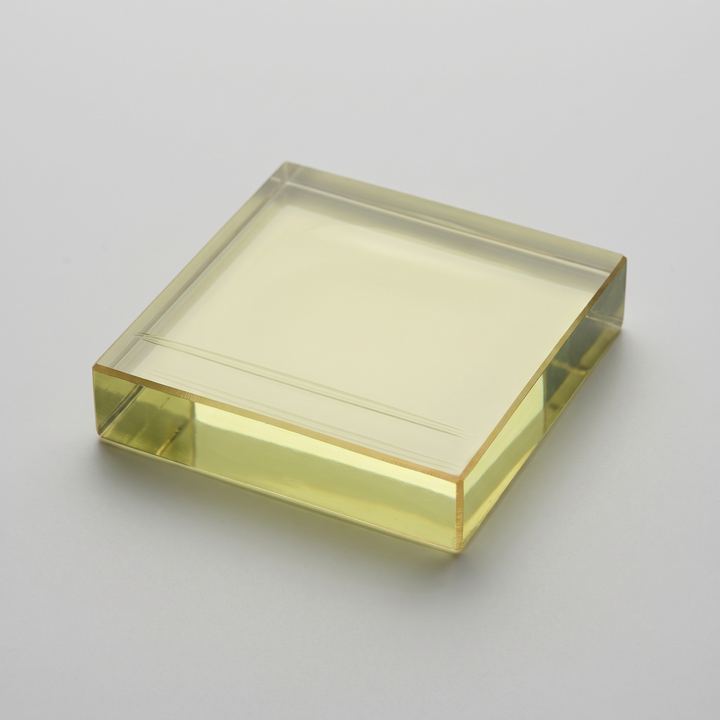 Rendered sample plate of B₆La₃O₃₀Pr₃Si₆