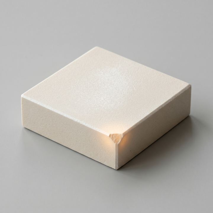 Rendered sample plate of Ca₁₆O₄₈P₈Si₄Sr₄