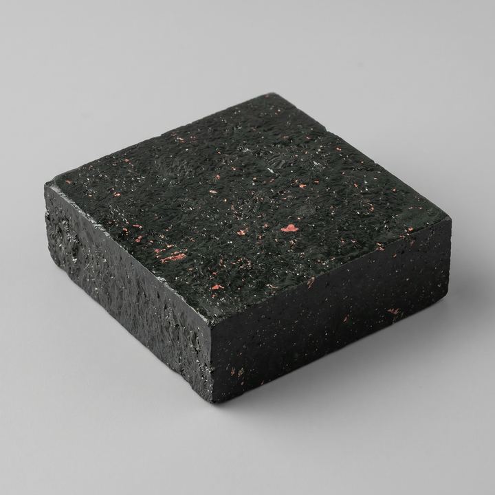 Rendered sample plate of Cr₉Cu₃S₁₆
