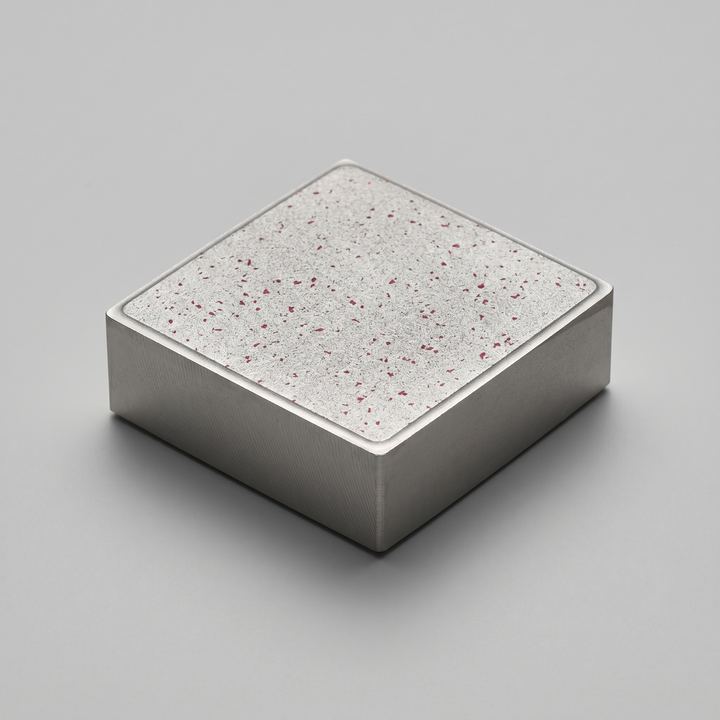 Rendered sample plate of Cu₄P₈Zr₁₈