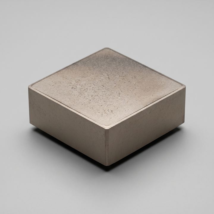 Rendered sample plate of Fe₁₂Mn₃RuSi₇Zr₆