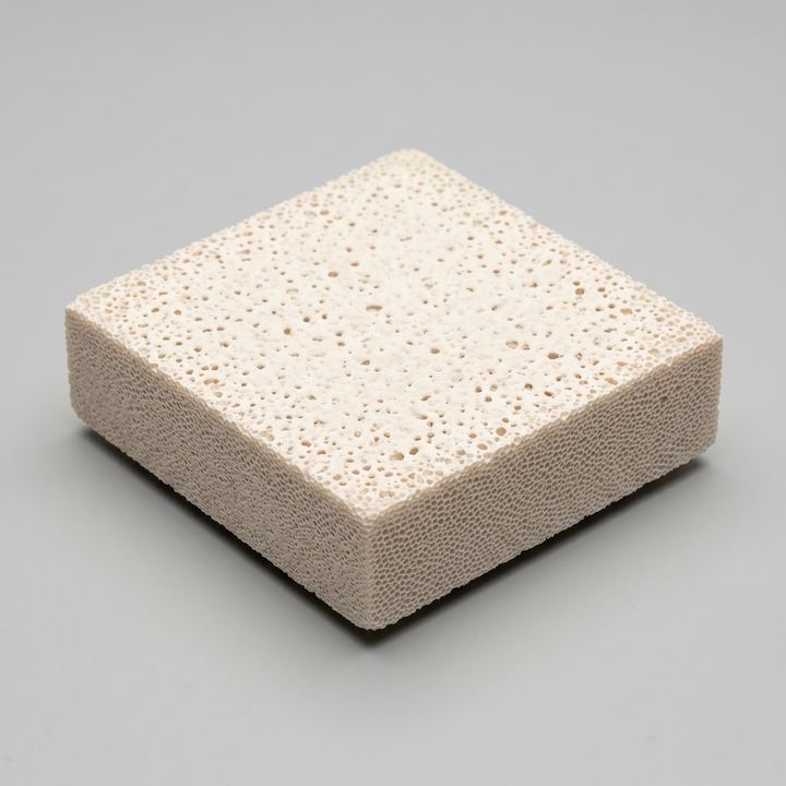 Rendered sample plate of Gd₆O₁₄W₂