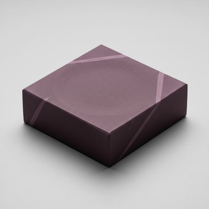Rendered sample plate of LaMn₂O₁₄W₃Y₂