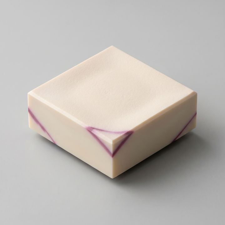 Rendered sample plate of Li₁₂O₄₈Pr₁₂Te₅W₃